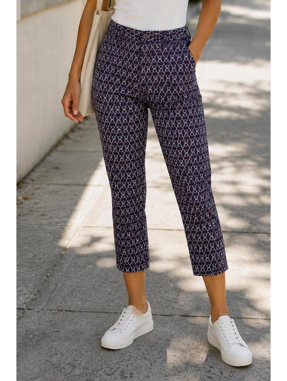 Joe‎ Fresh Slim Crop Purple Womens Pants  Size 2 Mid Rise